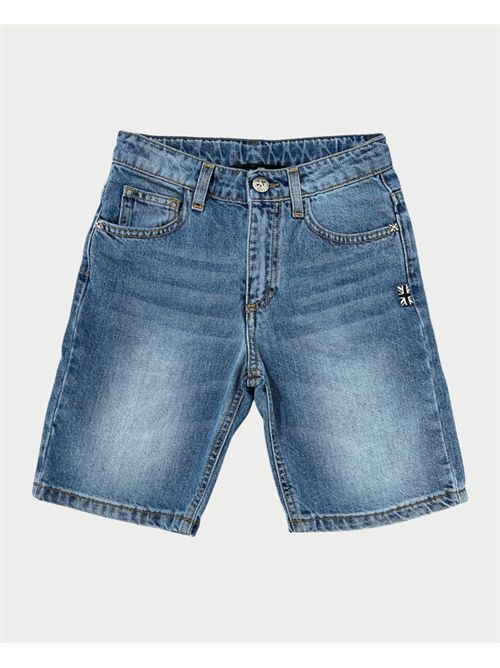 Bermuda bambino John Richmond con logo sul retro JOHN RICHMOND | RBP25190BEDENIM BLUE MEDIUM